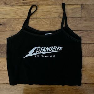 Princess polly cropped graphic tank